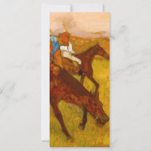 Edgar Degas antes de la carta de carreras