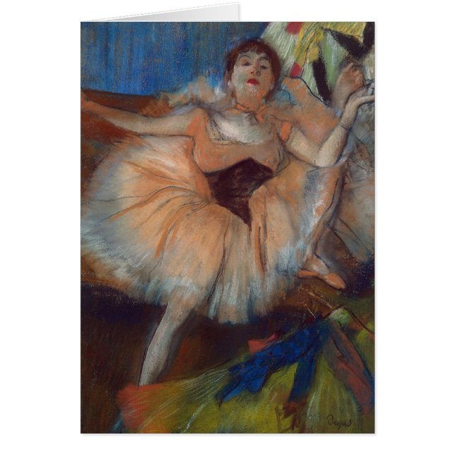 Edgar Degas | Bailarina sentada, 1879-80 (Frente)