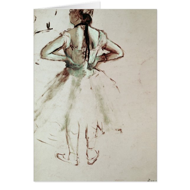 Edgar Degas | Bailarina vista desde atrás (Frente)