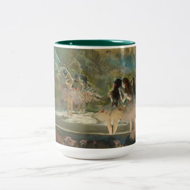Edgar Degas - Ballet en la taza de café de la Óper (Centro)