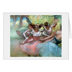 Edgar Degas Cuatro bailarinas en el escenario