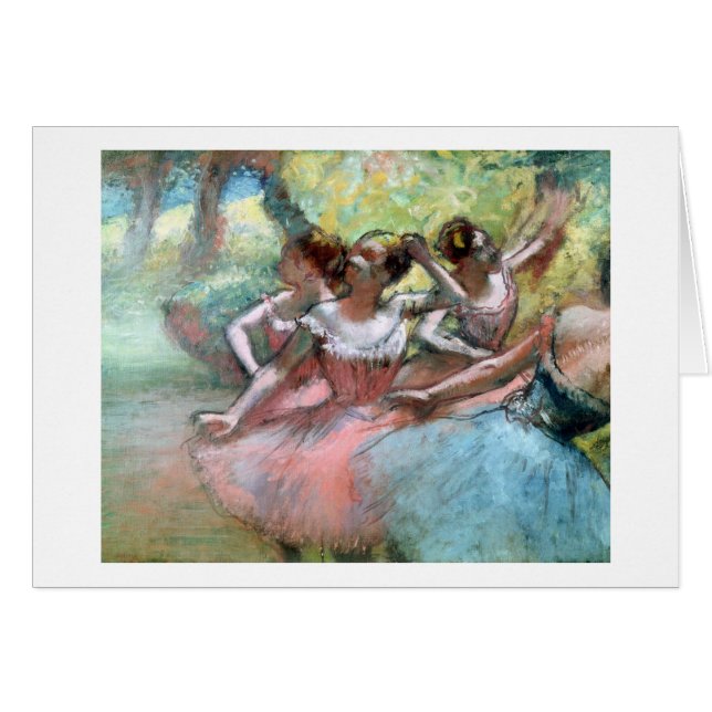 Edgar Degas | Cuatro bailarinas en el escenario (Anverso (Horizontal))