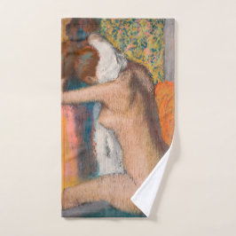 Edgar Degas - Después del baño, mujer limpiando el