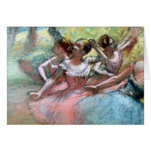 Edgar Degas el cuatro bailarinas en la etapa