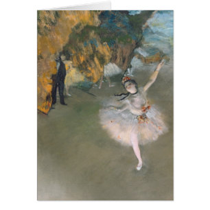 Edgar Degas el la estrella, o bailarín en la