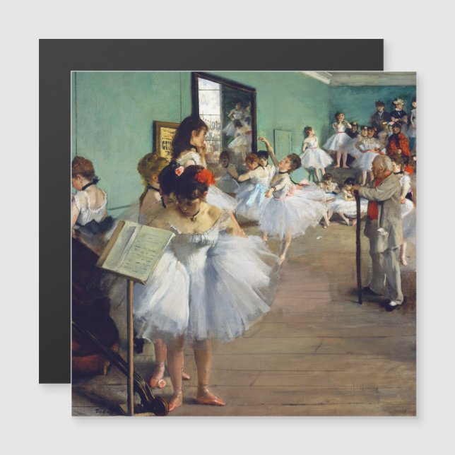 Edgar Degas - La clase de baile (Anverso/Reverso)