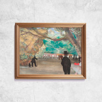 Edgar Degas La Cortina Bailando Arte