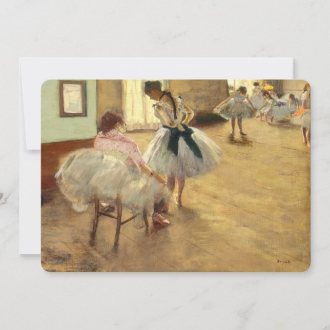 Edgar Degas La Lección De Baile (Anverso)