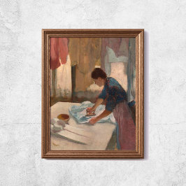 Edgar Degas Mujer Planchando Lavandería Arte
