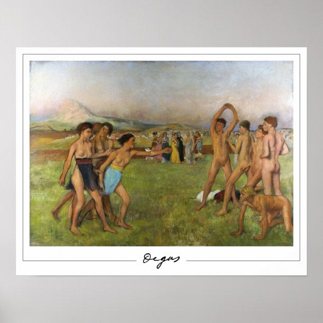 Edgar Degas Zedign cartel de arte #139 (Frente)