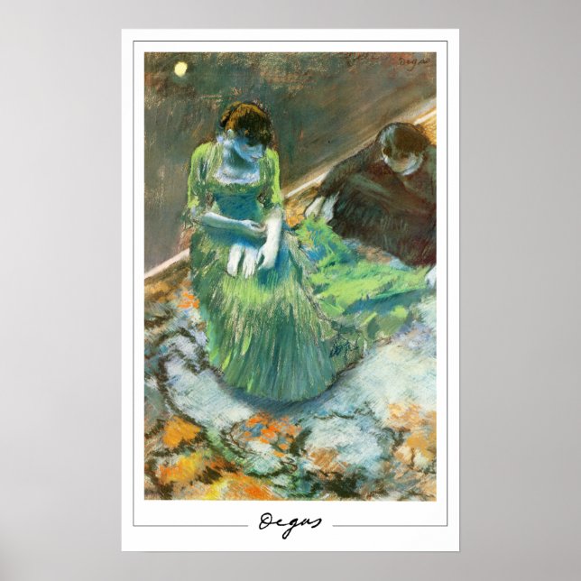 Edgar Degas Zedign cartel de arte #159-2 (Frente)
