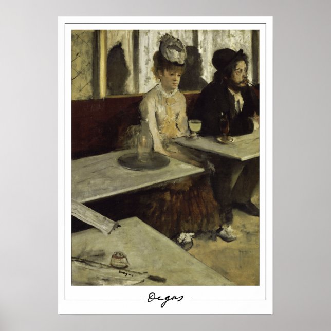 Edgar Degas Zedign cartel de arte #1-2 (Frente)