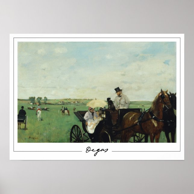 Edgar Degas Zedign cartel de arte #23 (Frente)