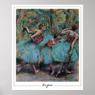 Edgar Degas Zedign cartel de arte #26