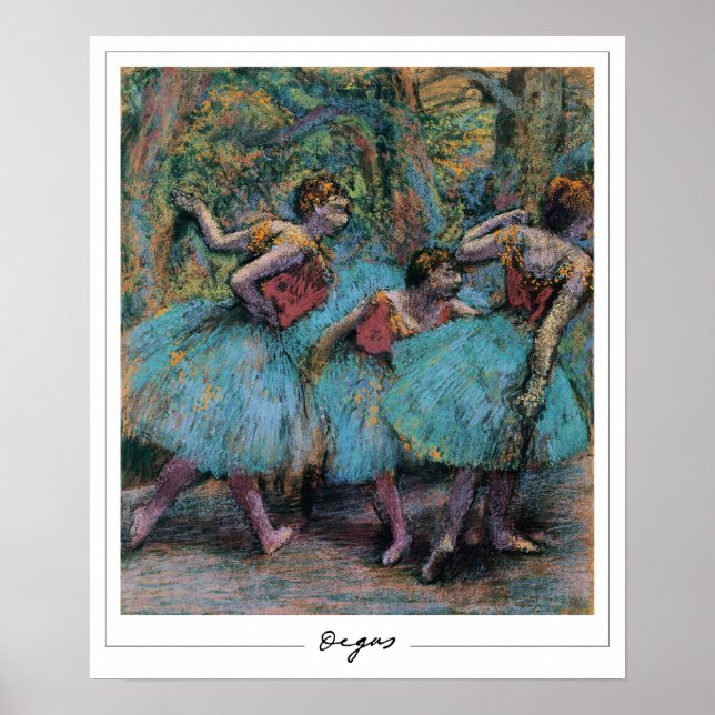 Edgar Degas Zedign cartel de arte #26 (Frente)