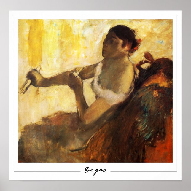 Edgar Degas Zedign cartel de arte #300-2 (Frente)