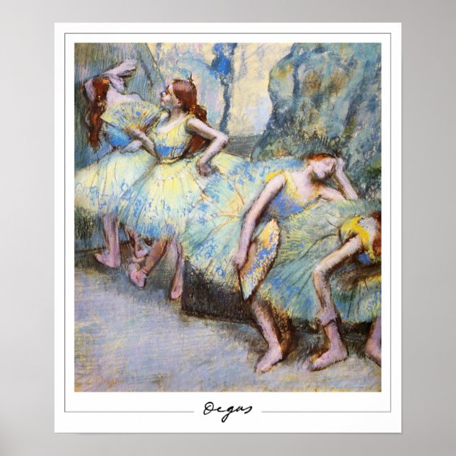 Edgar Degas Zedign cartel de arte #337-2 (Frente)