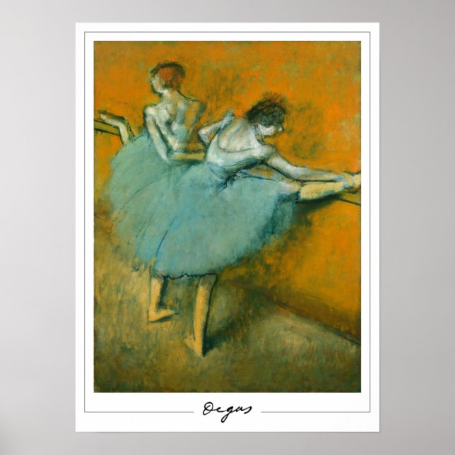 Edgar Degas Zedign cartel de arte #4-2 (Frente)