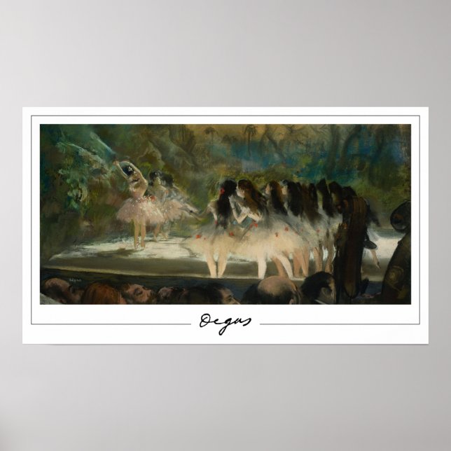 Edgar Degas Zedign Poster de arte #21-2 (Frente)