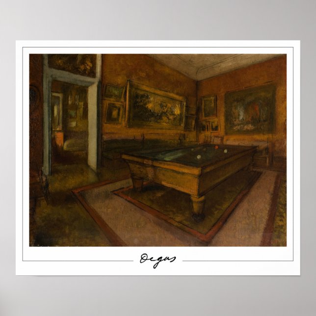 Edgar Degas Zedign Poster de arte #24-2 (Frente)