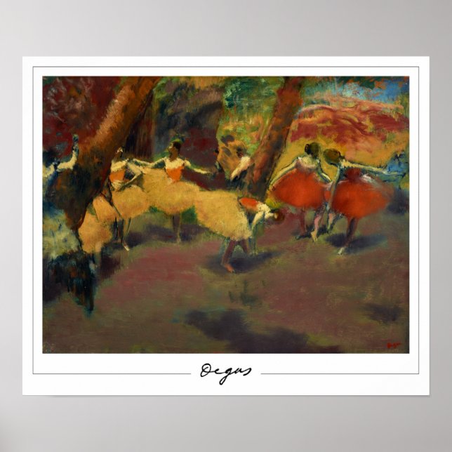 Edgar Degas Zedign Poster de arte #28-2 (Frente)