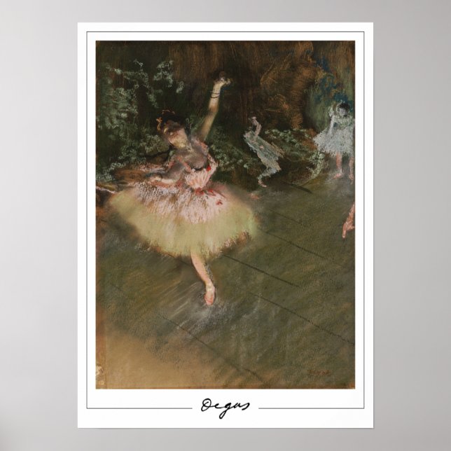 Edgar Degas Zedign Poster de arte #30 (Frente)