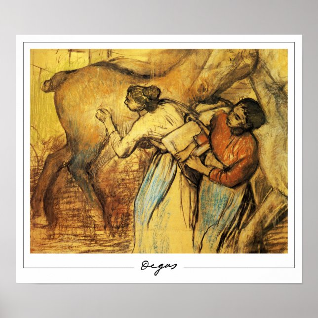Edgar Degas Zedign Poster de arte #341-2 (Frente)