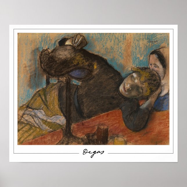 Edgar Degas Zedign Poster de arte #408-2 (Frente)