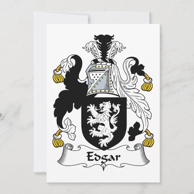 Edgar Family Crest (Anverso)