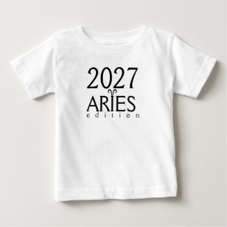 Edición Aries 2027 con camiseta de bebé símbolo