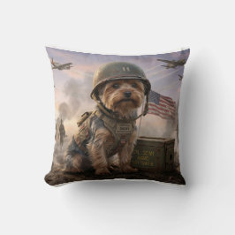 Edición de perro Yorkie | Almohada de lanzamiento