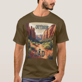 Edición de pista para papá al aire libre camiseta