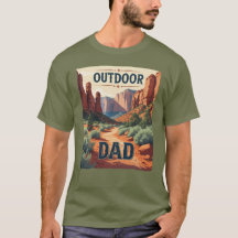 Edición de pista para papá al aire libre camiseta
