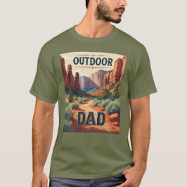 Edición de pista para papá al aire libre camiseta