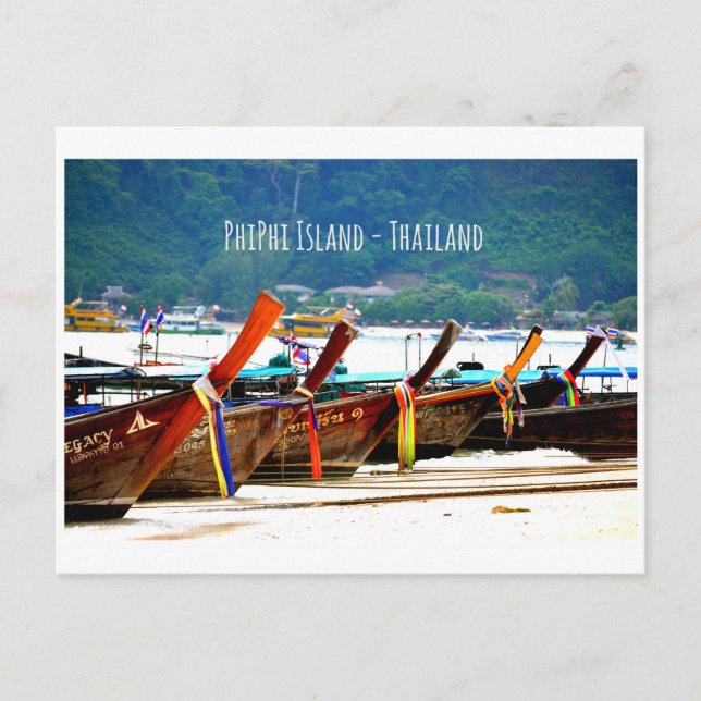 Edición de postales de Phiphiisland (Anverso)