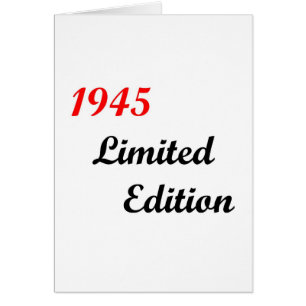 Edición limitada 1945
