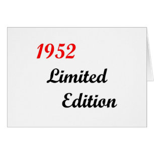 Edición limitada 1952
