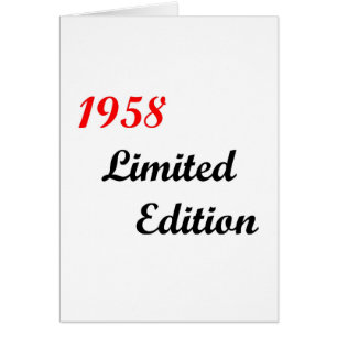 Edición limitada 1958