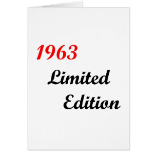 Edición limitada 1963