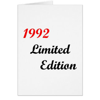 Edición limitada 1992