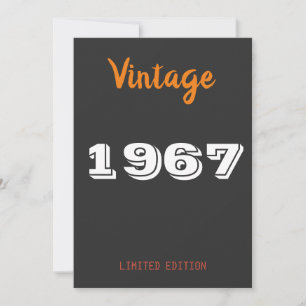 Edición Limitada de Invitación de Cumpleaños Vinta