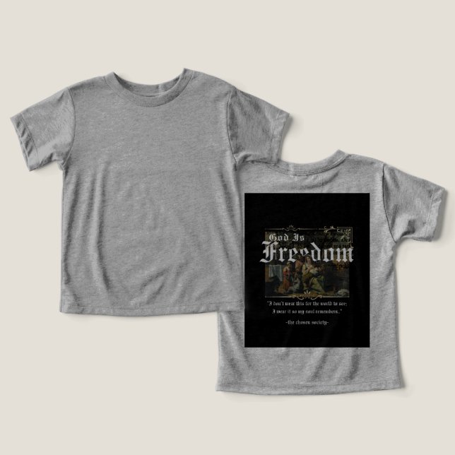 Edición limitada de T-Shirt infantil personalizada (Diseño Anverso y Reverso)