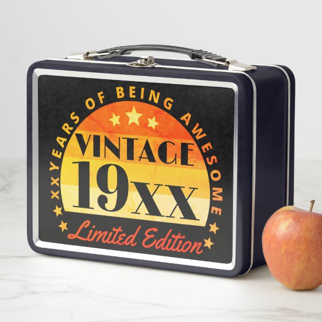 Edición limitada personalizada de Vintage Cumpleañ (In situ)