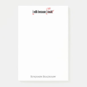 Edición Porque Puedo Personalizar Notas Post-It®