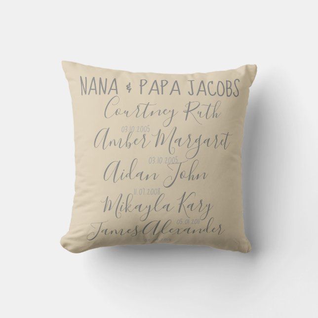 Edición rústica de la almohada del abuelo (Anverso)