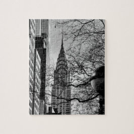 Edificio Chrysler de Manhattan en el rompecabezas