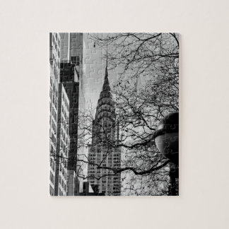 Edificio Chrysler de Manhattan en el rompecabezas 