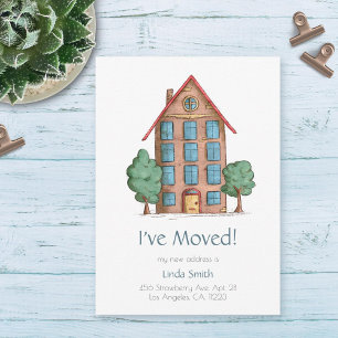 Edificio de apartamentos con Invitación móvil de á