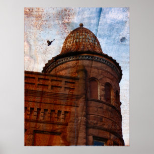 Edificio de óxido de arte digital