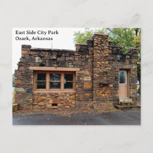 Edificio de Piedra Viejo, Tarjeta Postal de Ozark,